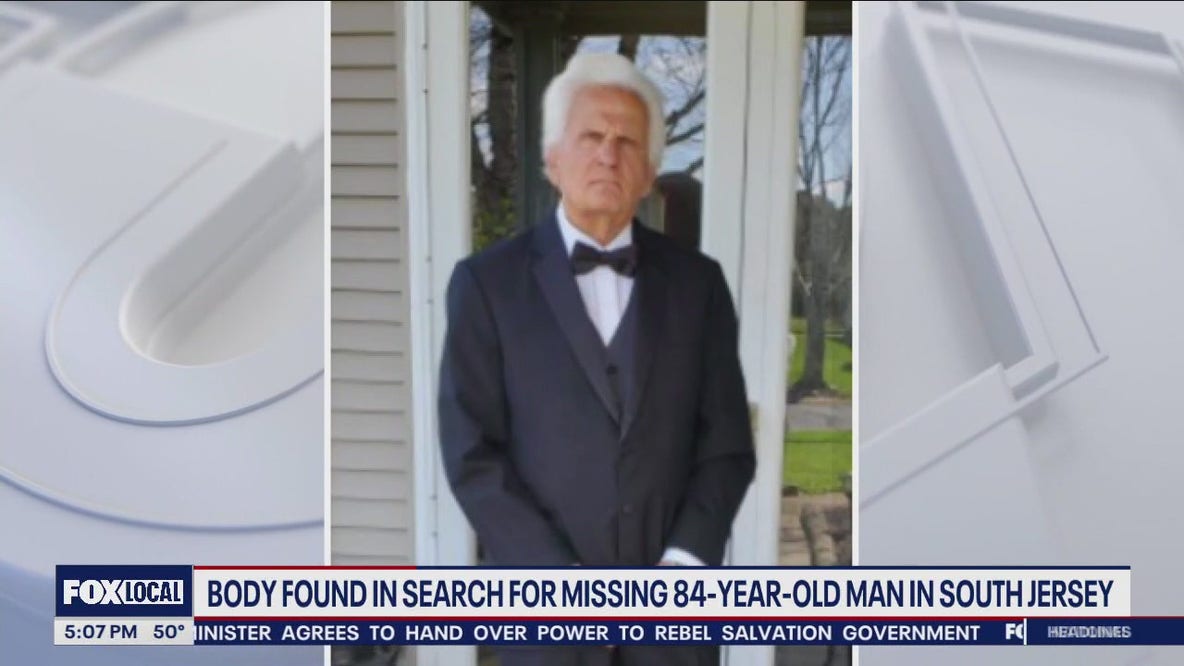 Body found in search for missing 84-year-old man in South Jersey